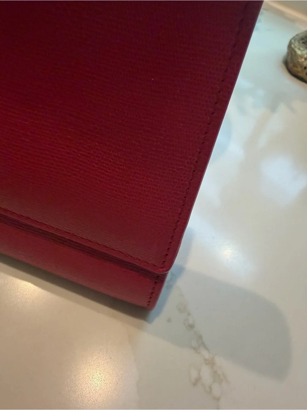 Authentic Yves Saint Laurent Hot Pink Leather Clutch